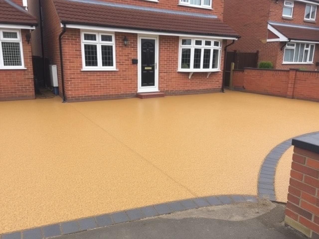 Resin bound driveway