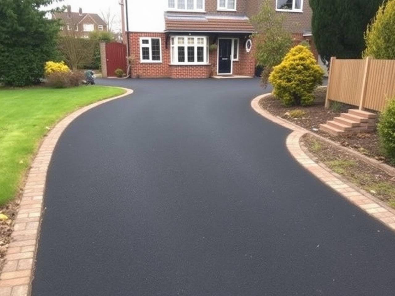 Tarmac driveway